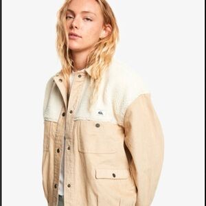 Quiksilver jacket cream corduroy